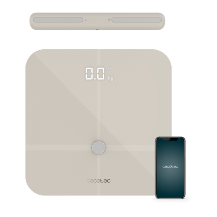 Báscula de Baño - Cecotec Surface Precision 10600 Smart, Gris