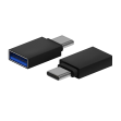 MINI ADAPTADOR AISENS ALUMINIO USB 3.2 GEN1 3A USB-C/M-A/H NEGRO
