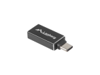 ADAPTADOR USB LANBERG USB-C M 3.1 A USB-A H OTG NEGRO