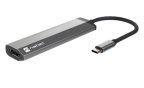 ADAPTADOR NATEC FOWLER SLIM USB-C 2XUSB 3.0,HDMI 4K,USB-C PD