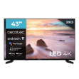 TV CECOTEC 43  LED 4K UHD FRAMELESS ANDROIDTV 11 ALU20043