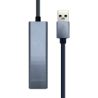 CONVERSOR AISENS USB 3.0 A ETHERNET GIGABIT HUB 3XUSB3.0 GRIS 15CM