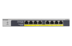 NETGEAR GS108LP No administrado Gigabit Ethernet (10/100/1000) Energía sobre Ethernet (PoE) 1U Negro, Gris