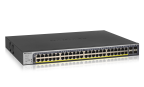NETGEAR GS752TP Gestionado L2/L3/L4 Gigabit Ethernet (10/100/1000) Energía sobre Ethernet (PoE) 1U Negro