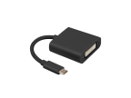 ADAPTADOR USB LANBERG USB-C M 3.1 A DVI-I H (24+5) DUAL LINK 15CM NEGRO